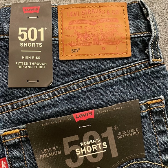 Levi’s 501 high rise shorts - Picture 3 of 6